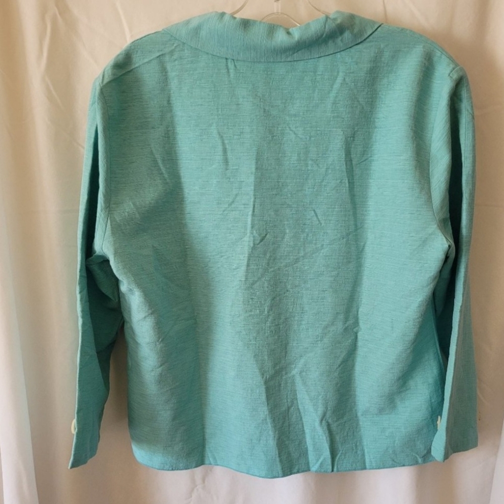 BUY 2 get 1 FREE (SEE DETAILS), Chadwick's Shrug top- (313) - Picture 2 of 5